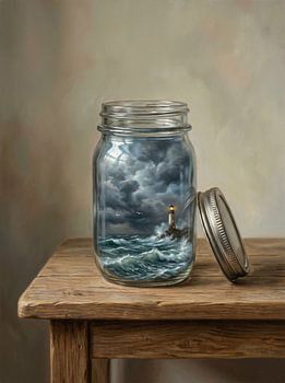 Ocean in a Glass Jar — Contained Sea