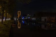 Wasserturm in der Nacht - Utrecht, Niederlande von Thijs van den Broek Miniaturansicht