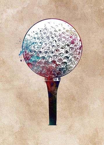 Golfbal sport #golf #sport van JBJart Justyna Jaszke