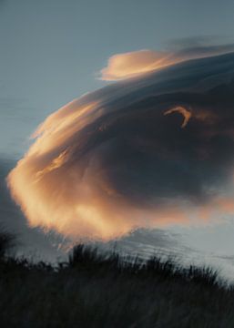 Abstracte wolken & zonsondergang van fromkevin