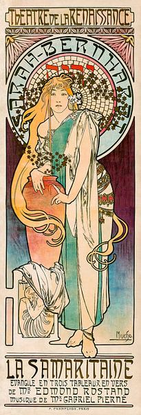 La Samaritaine 1897 - Alphonse Maria Mucha von GᎥรєlค Art Ŧ๏г Y๏ย