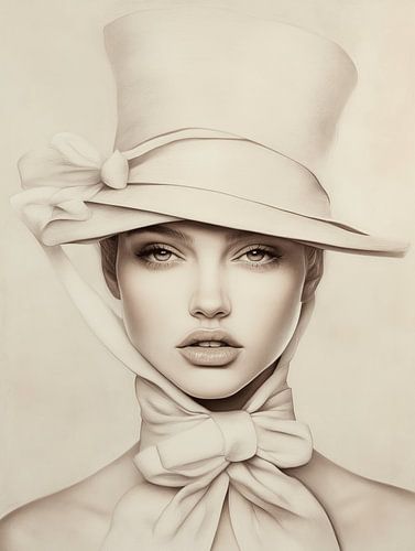 Portret in naturel tinten