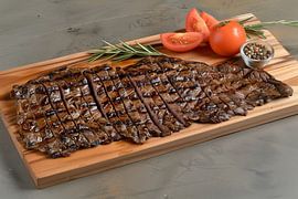 Steak de filet avec salade sur de-nue-pic