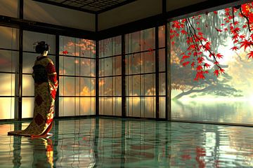 Japanese Geisha by Egon Zitter
