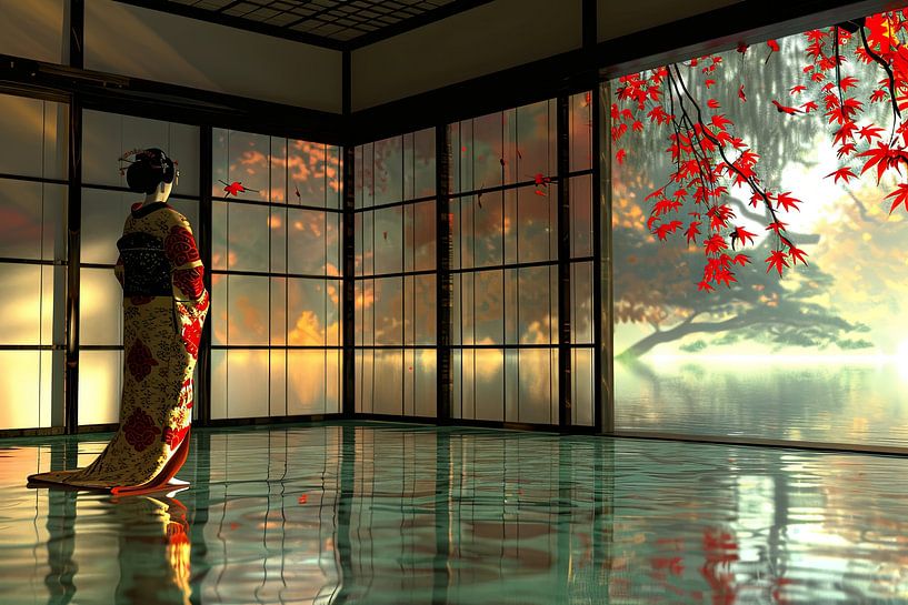 Japanese Geisha by Egon Zitter