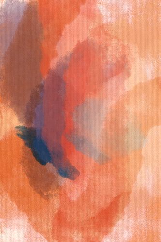 Kleurrijk abstract aquarelschilderij