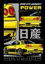 Nissan Skyline GTR R34 JDM Car by Adam Khabibi thumbnail