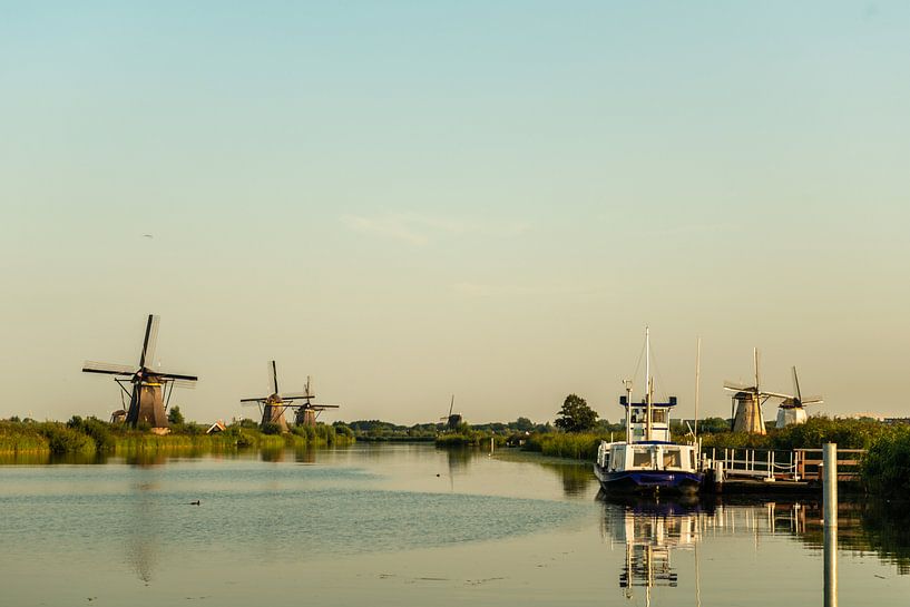 Kinderdijk Windmills. by Brian Morgan