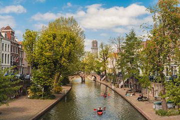 kajakken op de oude gracht van zeilstrafotografie.nl