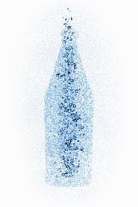 Eine Flasche mit Wasserperlen von BeeldigBeeld Food & Lifestyle