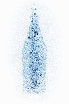 Een fles van waterdruppels van BeeldigBeeld Food & Lifestyle