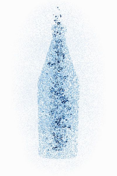 Een fles van waterdruppels van BeeldigBeeld Food & Lifestyle