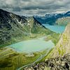 Mountains, lakes and mountaineers in the heart of Jotunheimen, Norway by Sean Vos