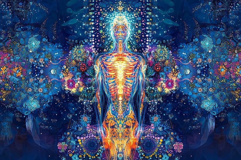 spirituelle digitale Belletristik Druck Kaleidoskop von Egon Zitter