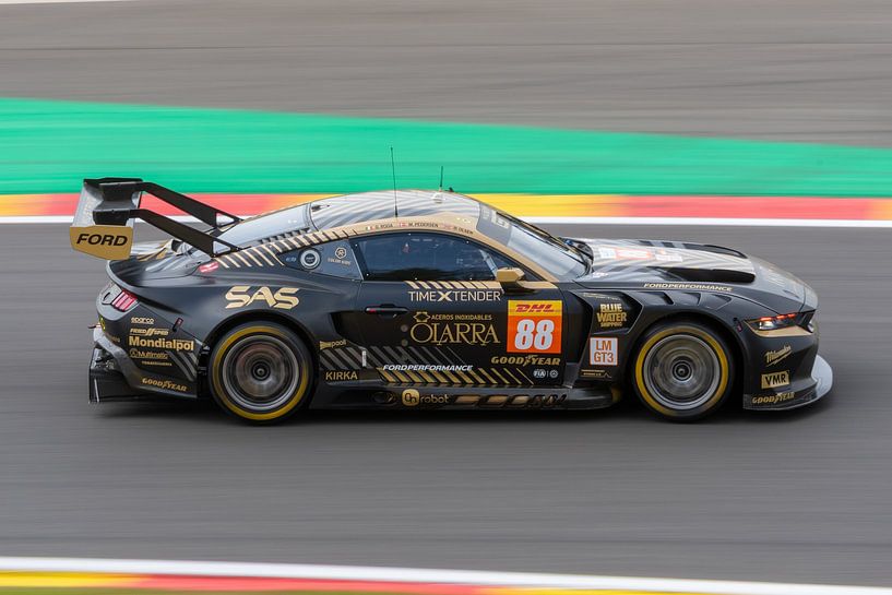 Ford Mustang GT3 during the WEC race at Spa francorchamps by Arthur Bruinen