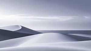 Die Stille der Dünen - monochrome Meditation 01