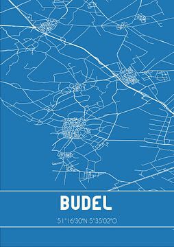 Blueprint | Map | Budel (North Brabant) by Rezona