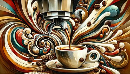 Wervelende koffiesthetiek