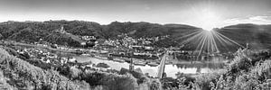 Cochem en noir et blanc