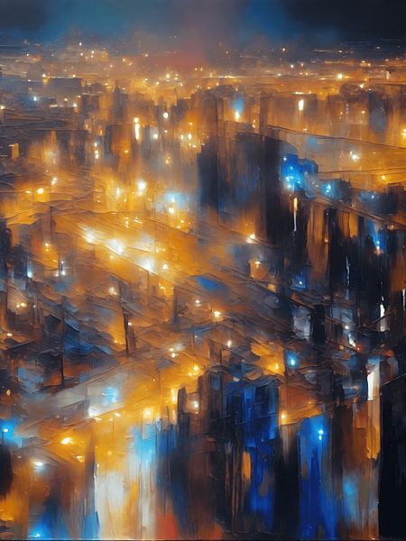 Abstract newyork by Jolique Arte