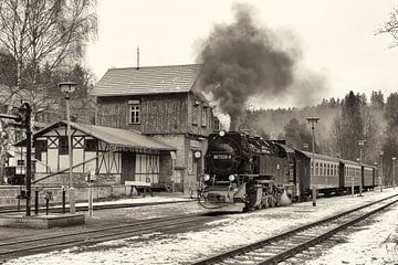 Stoomtreinen in de Harz, tijden van weleer herleven van Hans Brinkel