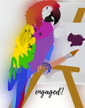 Beautiful Parrot Wall Art