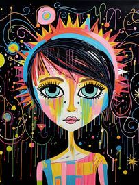 Meisje met een kroon van TOAN TRAN