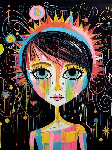 Meisje met een kroon