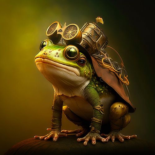 Steampunk kikker