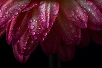 Roze bloem close up macro kleur | Stilleven van Steven Dijkshoorn