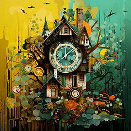 Pop Art Cuckoo Clock