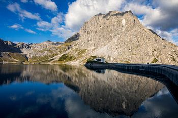 Morning tranquillity at Lake Lünersee