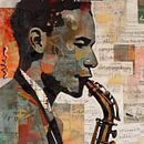Saxophone player by Digital Art Nederland thumbnail