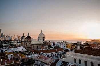 Sunset in Cartagena Colombia