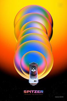 STK204961S-Spitzer Space Telescope Poster.