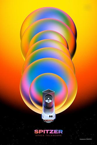 STK204961S-Spitzer Space Telescope Poster.