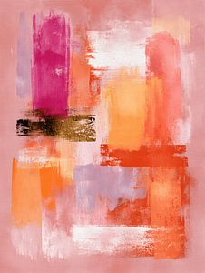 Lumière chaude dans l'abstrait