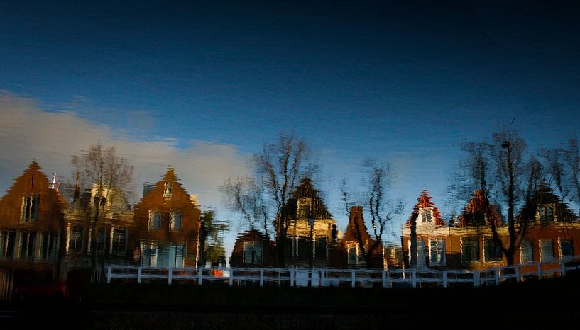 Reflection in the canal by Nathalie Pol