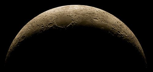 Maan - maansikkel liggend