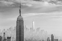 Uitzicht op Lower Manhattan, New York