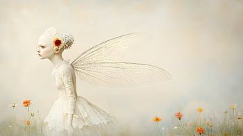 fee van tere zomerbloemen