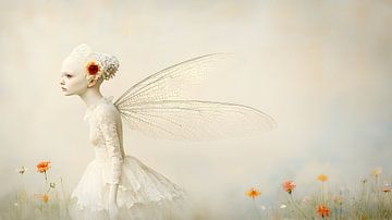 fee van tere zomerbloemen van Heike Hultsch