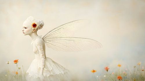 delicate summer flower fairy