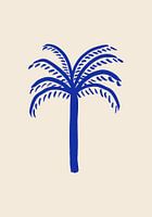 Blauwe palm