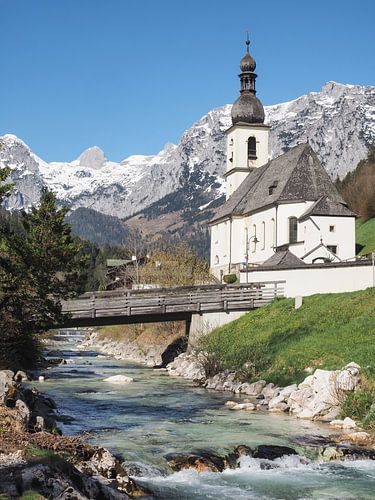 Kerk in Ramsau in Berchtesgadener Land