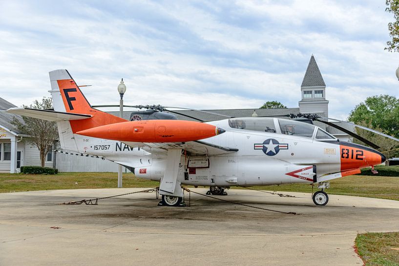 Preserved U.S. Navy North American T-2C Buckeye. by Jaap van den Berg
