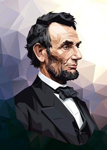 Abraham Lincoln Low Poly