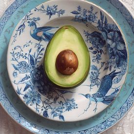 Avocado on Plate by IamHome Studio