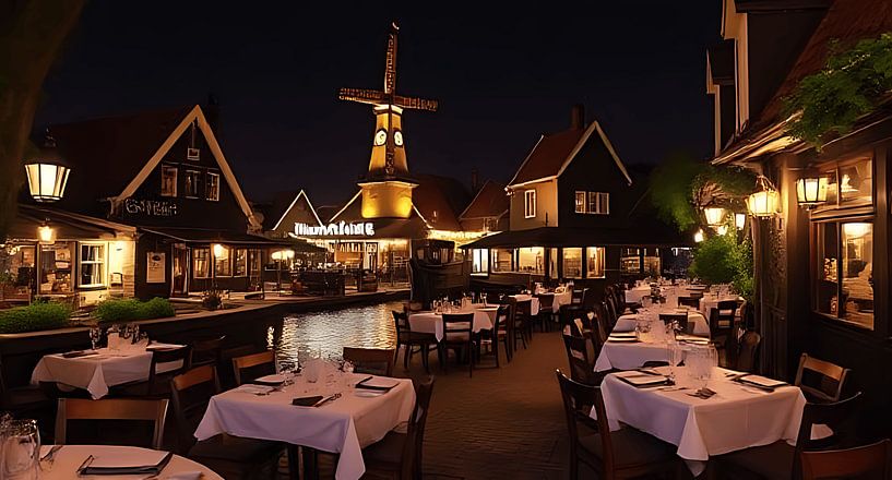 Restaurants in Stone Tower von Stilbeeld Studio