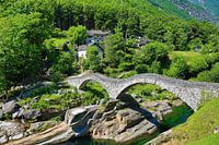 Stone bridge in Switzerland